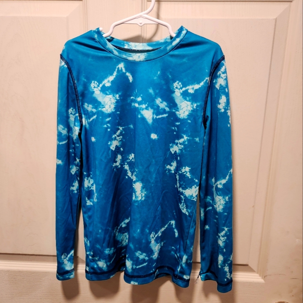 Jumping Beans Blue Tie-Dye Active Shirt